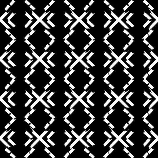 Abstrato padrão de travesseiro moda hipster preto e branco geométrico — Vetor de Stock