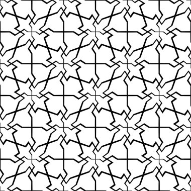 Soyut geometrik siyah beyaz hipster moda yastık modeli