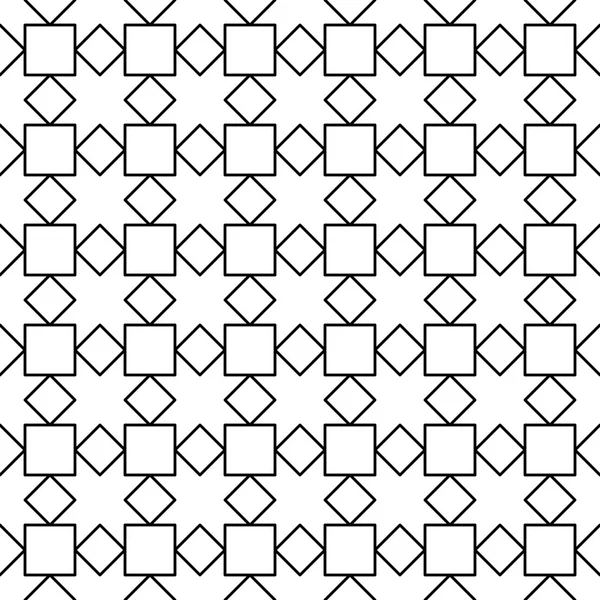 Modèle abstrait d'oreiller de mode hipster noir et blanc géométrique — Image vectorielle