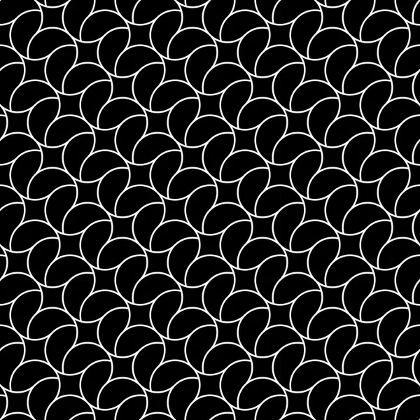 Patrón de almohada de moda hipster blanco y negro geométrico abstracto — Vector de stock