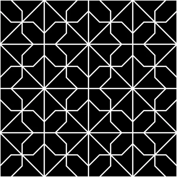 Абстрактний геометричний чорно-білий хіпстерський модний візерунок подушки — стоковий вектор