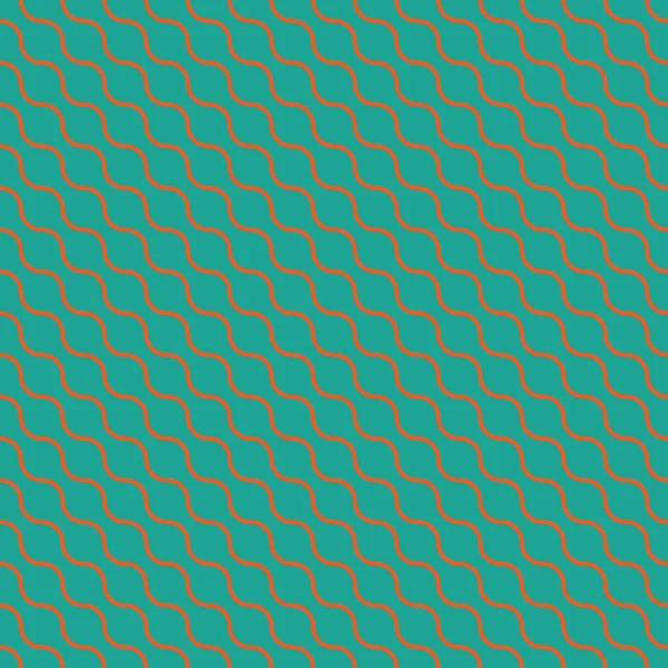 モダンなシームレスなカラフルな幾何学パターンの波線をベクトル、色ブルー抽象的な幾何学的な背景、壁紙、印刷、レトロな質感、流行に敏感なファッション ・ デザイン — ストックベクタ