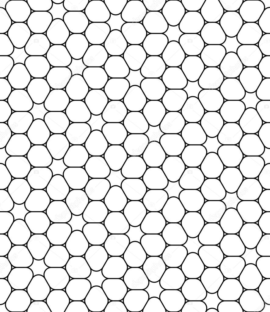 Vector modern seamless geometry pattern bio