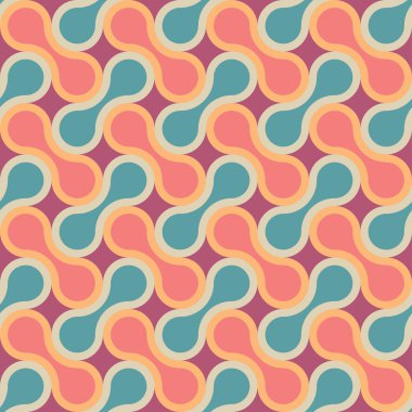 Vector modern seamless colorful geometry pattern, drops, color abstract geometric background, trendy multicolored print, retro texture, hipster fashion design