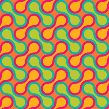 Vector modern seamless colorful geometry pattern, drops, color abstract geometric background, trendy multicolored print, retro texture, hipster fashion design