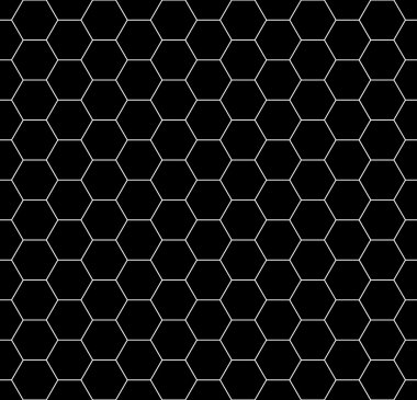 Vector modern seamless geometry pattern honeycomb, black and white abstract geometric background, trendy print, monochrome retro texture, hipster fashion design