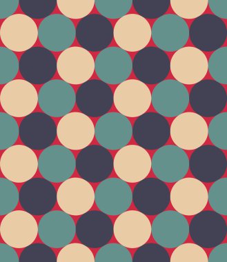 Vector modern seamless colorful geometry pattern, circles, color blue  abstract geometric background, trendy multicolored print, retro texture, hipster fashion design