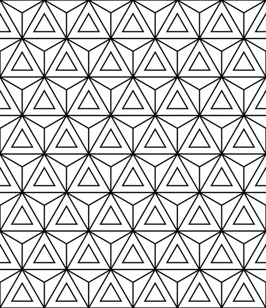 Motif géométrique sacré sans couture vectoriel moderne, fond géométrique abstrait noir et blanc, imprimé tendance, texture rétro monochrome, design de mode hipster — Image vectorielle