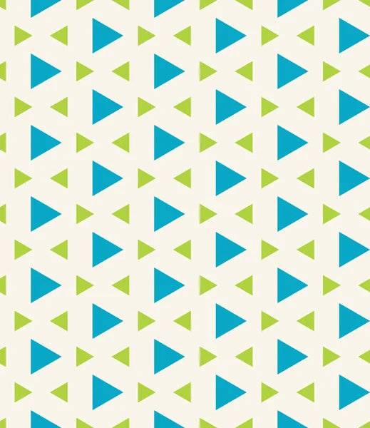 Vektor moderne nahtlose bunte Geometrie-Muster Dreieck-Polygon, Farbe blau grün abstrakt geometrischen Hintergrund, trendy mehrfarbigen Druck, Retro-Textur, Hipster-Mode-Design — Stockvektor