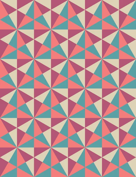 Vektor moderne nahtlose bunte Geometriemuster, Mosaik, Farbe rosa lila blau, abstrakter geometrischer Hintergrund, trendiger mehrfarbiger Druck, Retro-Textur, Hipster-Mode-Design — Stockvektor