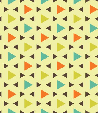 Vector modern seamless colorful geometry pattern triangle polygon, color blue orange green  abstract geometric background, trendy multicolored print, retro texture, hipster fashion design