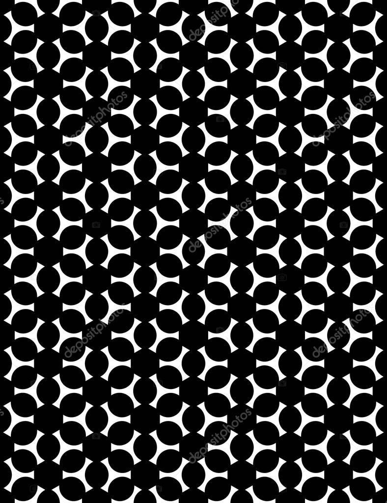 Vector modern seamless geometry christmas pattern snowflakes, black and white abstract geometric background, trendy print, monochrome retro texture, hipster fashion design