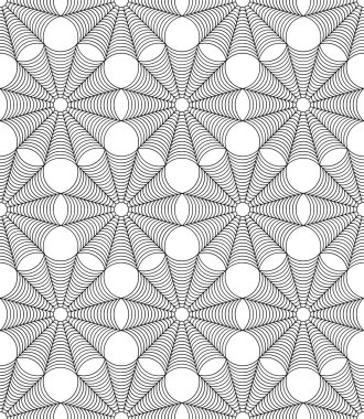 Vector modern seamless geometry pattern spider web halloween, black and white abstract geometric background, trendy print, monochrome retro texture, hipster fashion design