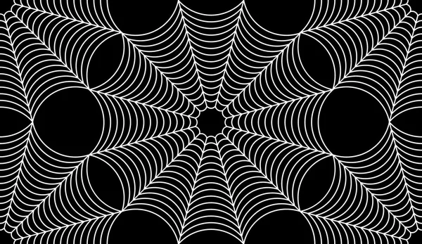 Vetor moderno sem costura geometria padrão aranha teia halloween, preto e branco abstrato fundo geométrico, impressão na moda, textura retro monocromática, design de moda hipster —  Vetores de Stock