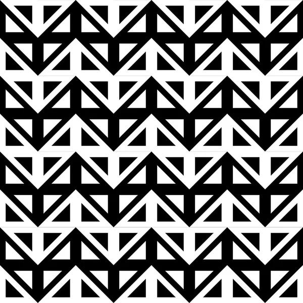 Vector modern seamless geometry pattern chevron, black and white abstract geometric background, trendy print, monochrome retro texture, hipster fashion design — Stockvector