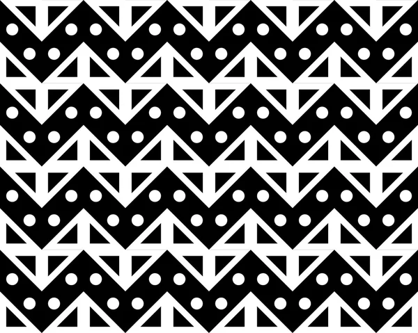 Vector modern seamless geometry pattern chevron, black and white abstract geometric background, trendy print, monochrome retro texture, hipster fashion design — Stockvector