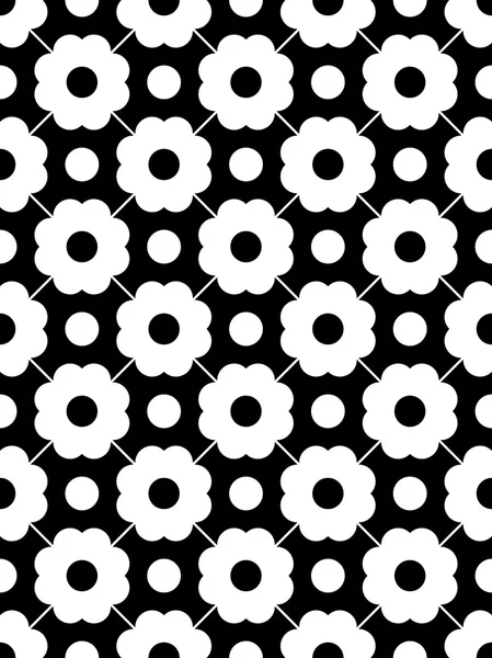 Motif géométrique vectoriel moderne sans couture points, fond géométrique abstrait noir et blanc, impression tendance, texture rétro monochrome, design de mode hipster — Image vectorielle