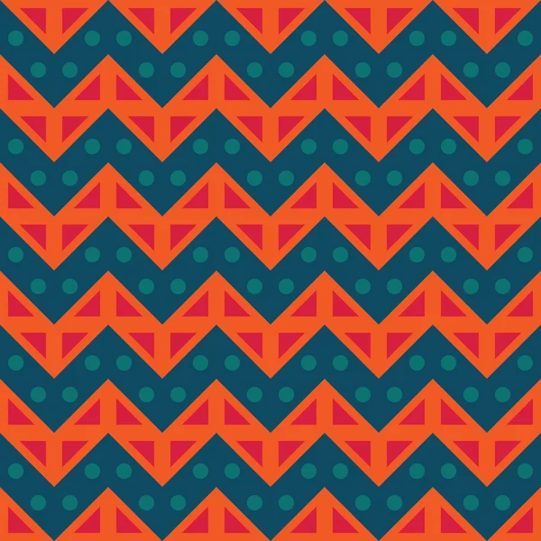 Vector modern seamless colorful geometry chevron lines pattern, color blue orange, abstract geometric background, trendy multicolored print, retro texture, hipster fashion design