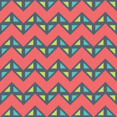 Modern kesintisiz renkli geometri kare desen vektör, renk soyut geometrik arka plan, trendy çok renkli baskı, retro doku, hippi moda tasarımı