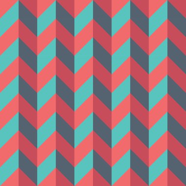 Vector modern seamless colorful geometry chevron lines pattern, color blue red abstract geometric background, trendy multicolored print, retro texture, hipster fashion design