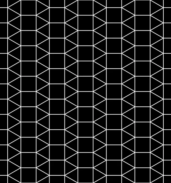 Vektor moderne nahtlose geometrische Muster Quadrate, schwarz-weiß abstrakten geometrischen Hintergrund, Kissendruck, monochrome Retro-Textur, Hipster-Mode-Design — Stockvektor