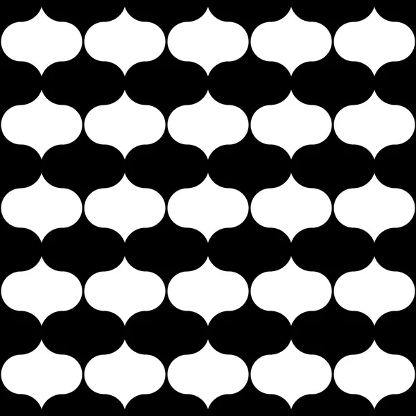 Vektör modern sorunsuz geometri model, siyah ve beyaz soyut geometrik arka plan, yastık yazıcı, tek renkli retro doku, hippi moda tasarımı — Stok Vektör