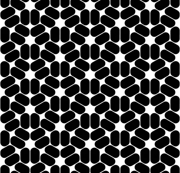 Vektor moderne nahtlose heilige Geometrie Muster trippy, schwarz-weiß abstrakten geometrischen Hintergrund, trendigen Druck, monochrome Retro-Textur, Hipster-Mode-Design — Stockvektor
