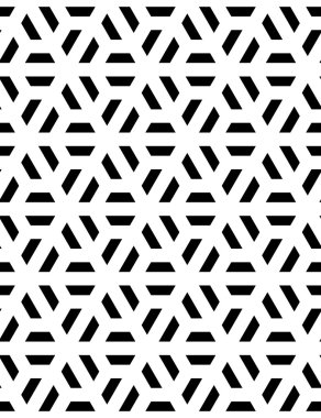 Vektör modern sorunsuz kutsal geometri model, siyah ve beyaz soyut geometrik arka plan, yastık yazıcı, tek renkli retro doku, hippi moda tasarımı