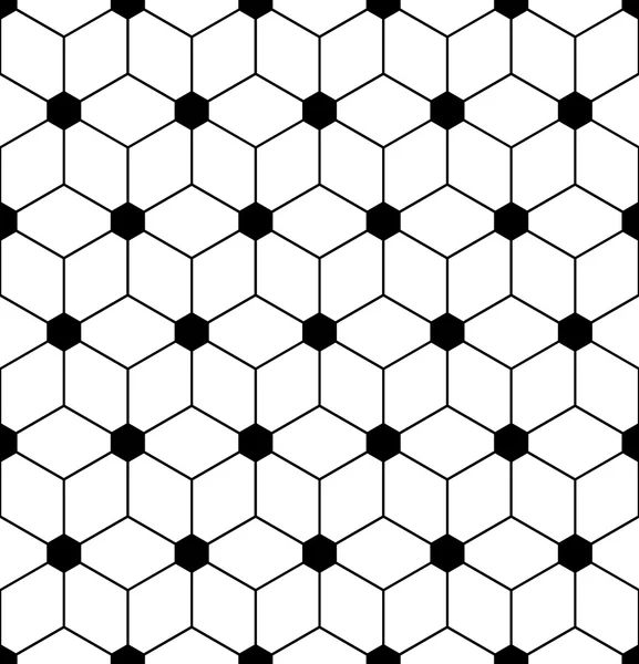 Vektör modern sorunsuz kutsal geometri desen çiçek yaşam, siyah ve beyaz soyut geometrik arka plan, yastık baskı, tek renkli retro doku, hippi moda tasarımı