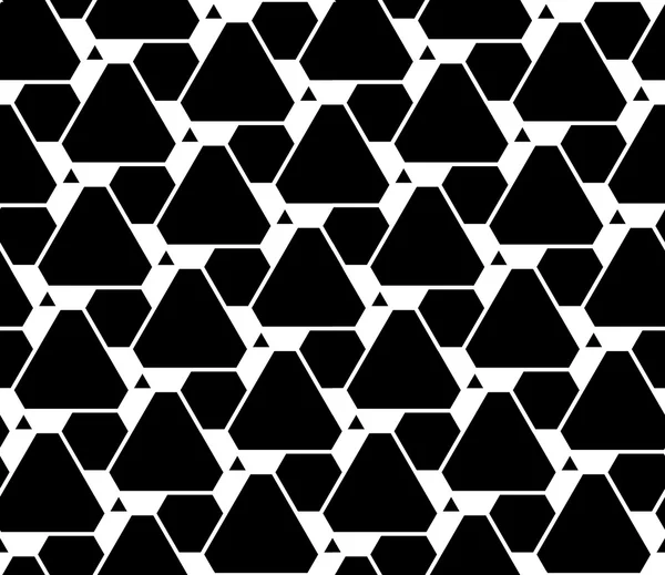 Vektör modern sorunsuz geometri desen fütüristik, siyah ve beyaz soyut geometrik arka plan, yastık yazıcı, tek renkli retro doku, hippi moda tasarımı — Stok Vektör