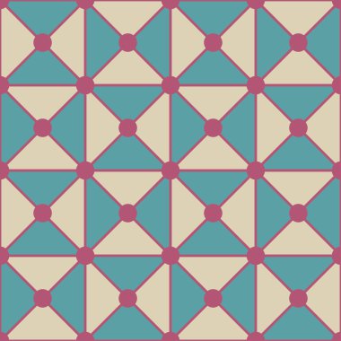 Vector modern seamless colorful geometry triangles dots pattern, color white blue abstract geometric background, pillow multicolored print, retro texture, hipster fashion design