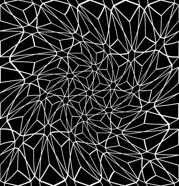 Vector moderno patrón de geometría inconsútil trippy, fondo geométrico abstracto en blanco y negro, impresión de almohada, textura retro monocromática, diseño de moda hipster — Archivo Imágenes Vectoriales