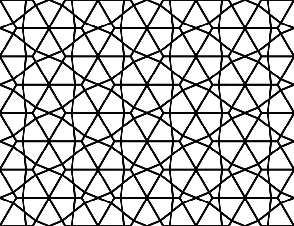 Vektör modern sorunsuz kutsal geometri model, siyah ve beyaz soyut geometrik arka plan, yastık yazıcı, tek renkli retro doku, hippi moda tasarımı