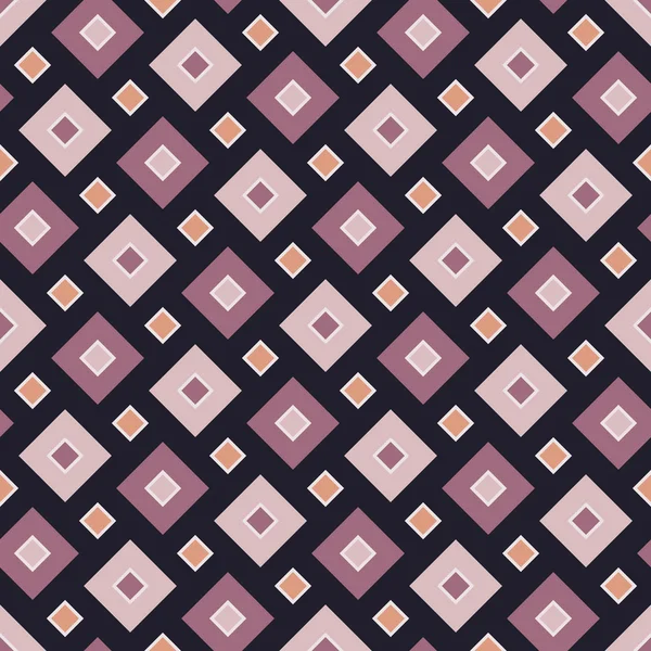 Vector moderna sömlösa färgglada geometri square mönster, färg abstrakt geometrisk bakgrund, kudde mångfärgade tryck, retro textur, hipster modedesign — Stock vektor