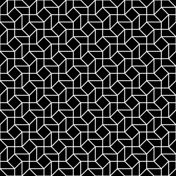 Вектор сучасний безшовний геометричний візерунок триптих, чорно-білий абстрактний геометричний фон, принт подушки, монохромна ретро-тектура, дизайн моди хіпстера — стоковий вектор
