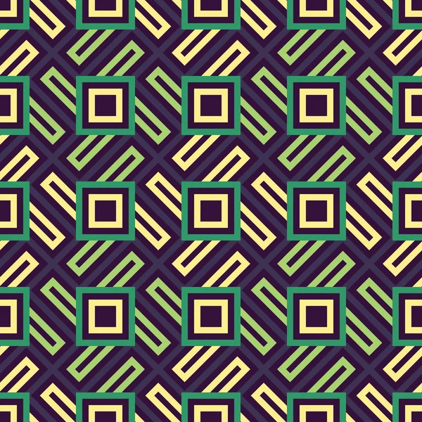 Vektör modern kesintisiz renkli geometri kare desen, renk soyut geometrik arka plan, çok renkli baskı, retro doku, hippi moda tasarım yastık