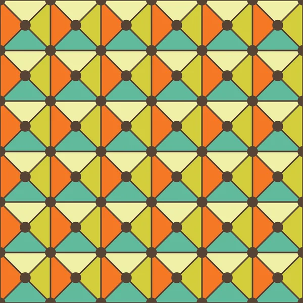 Vektör modern kesintisiz renkli geometri üçgen noktalar desen, renk soyut geometrik arka plan, çok renkli baskı, retro doku, hippi moda tasarım yastık
