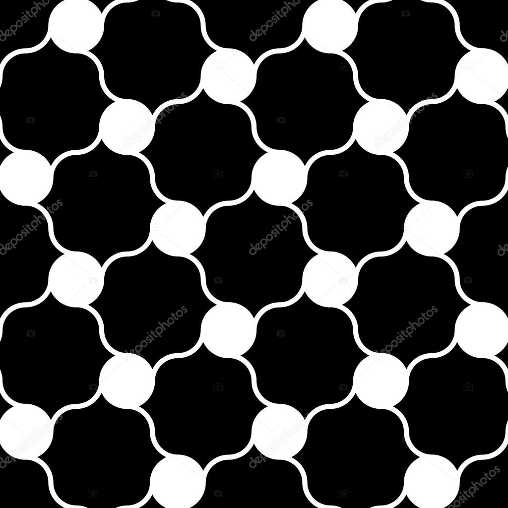 Vector modern seamless geometry pattern dots , black and white abstract geometric background, pillow print, monochrome retro texture, hipster fashion design