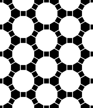 Vektör modern sorunsuz geometri model, siyah ve beyaz soyut geometrik arka plan, yastık yazıcı, tek renkli retro doku, hippi moda tasarımı