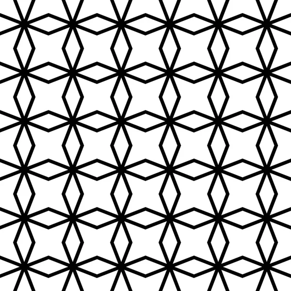 Vector modern seamless sacred geometry pattern, black and white