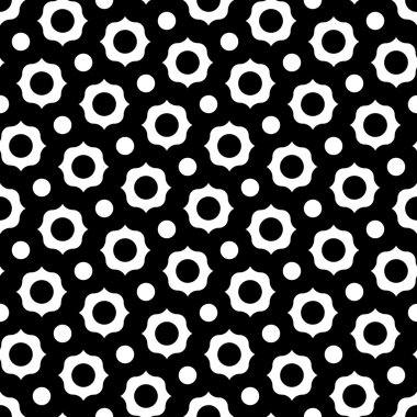 Vektör modern sorunsuz geometri model, siyah ve beyaz soyut geometrik arka plan, yastık yazıcı, tek renkli retro doku, hippi moda tasarımı