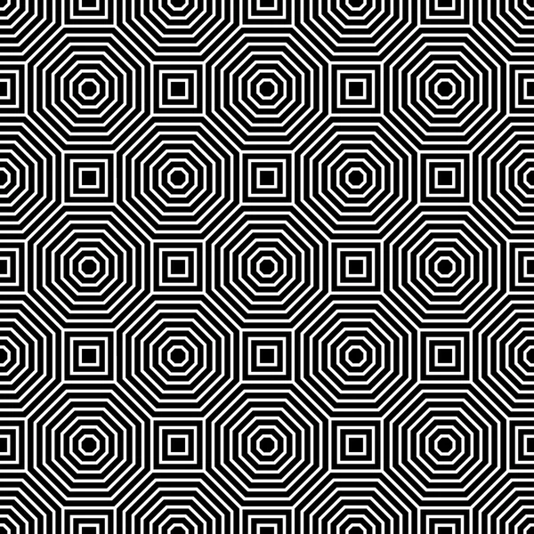 Vektör modern sorunsuz geometri model, siyah ve beyaz soyut geometrik arka plan, yastık yazıcı, tek renkli retro doku, hippi moda tasarımı