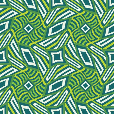 Vektör modern kesintisiz renkli geometri desen trippy, renk soyut geometrik arka plan, çok renkli baskı, retro doku, hippi moda tasarım yastık