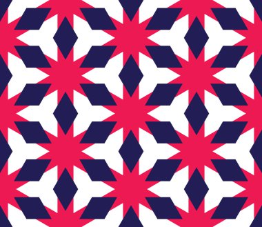 Vektör modern kesintisiz renkli geometri desen, renk soyut geometrik arka plan, çok renkli baskı, retro doku, hippi moda tasarım yastık