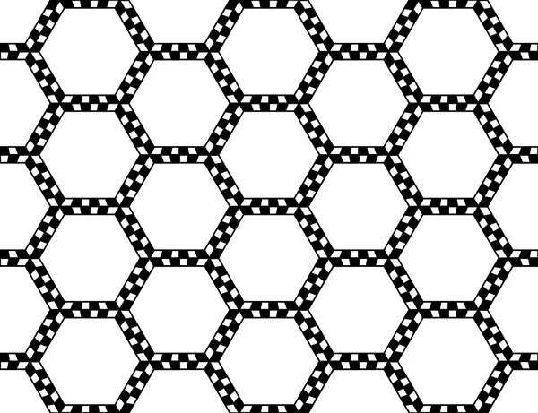 Vektor moderne nahtlose heilige Geometrie Muster, schwarz-weiß abstrakten geometrischen Hintergrund, Kissendruck, monochrome Retro-Textur, Hipster-Mode-Design — Stockvektor