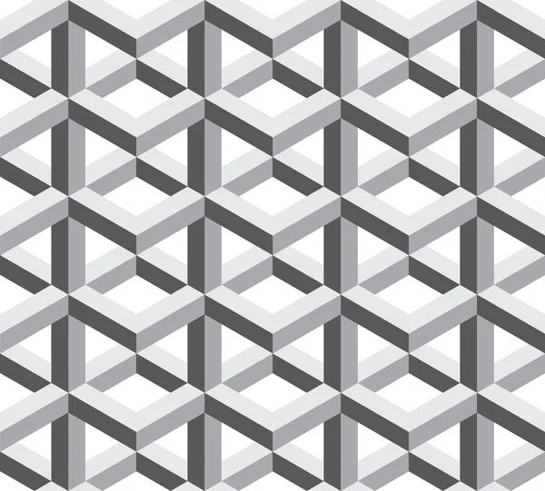 Vector moderna sömlösa helig geometri trippy, svart och vitt abstrakt geometrisk bakgrund, kudde skriver ut, monokrom retro textur, hipster modedesign — Stock vektor