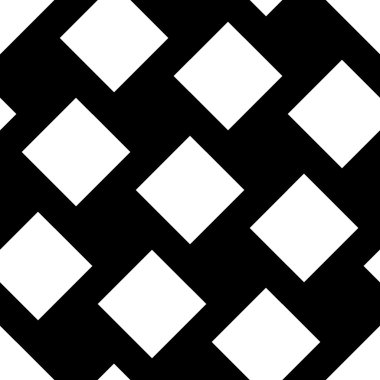Vektör modern sorunsuz geometri desen kareler, siyah ve beyaz soyut geometrik arka plan, yastık yazıcı, tek renkli retro doku, hippi moda tasarımı
