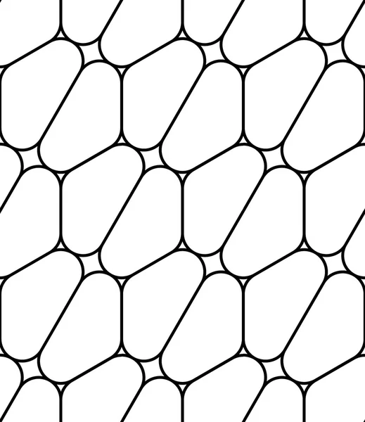 Wektor nowoczesne bezszwowe geometria wzór sześciokąt, czarno-białe tło geometryczne, Poduszka wydruku, monochromatyczne retro tekstura, projektowanie mody hipster — Wektor stockowy