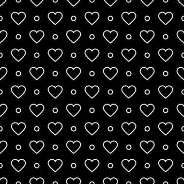 Vektör modern sorunsuz geometri deseni Sevgililer, siyah ve beyaz soyut geometrik arka plan, yastık yazıcı, tek renkli retro doku, hippi moda tasarımı