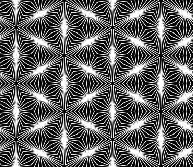 Vector modern seamless sacred geometry pattern trippy, black and white abstract geometric background, pillow print, monochrome retro texture, hipster fashion design